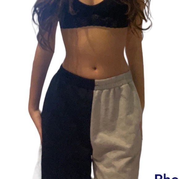 Half half sweatpants - Picture 2 of 2